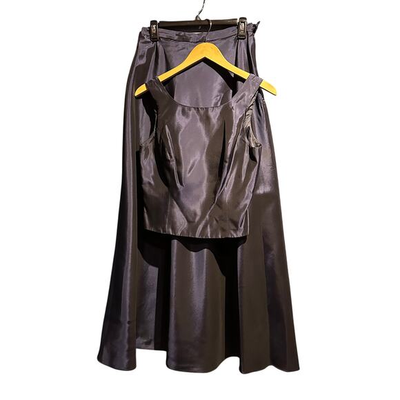 Michaelangelo Special Occassion Skirt and Top set Navy blue Size 8 Formal - Picture 1 of 13